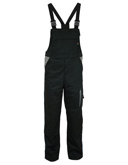 Personalisierbare Unisex Kontrast Latzhose - Untersetzte Grössen (25-29)