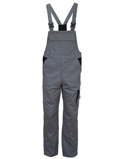 Personalisierbare Unisex Kontrast Latzhose - Untersetzte Grössen (25-29)