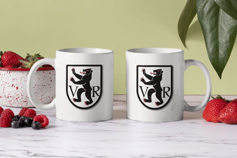 Bedruckte Porzellan Tasse – Kanton Appenzell Ausserrhoden