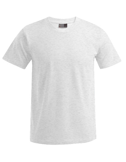 Personalisierbares Premium Herren T-Shirt - Weiss und Grau