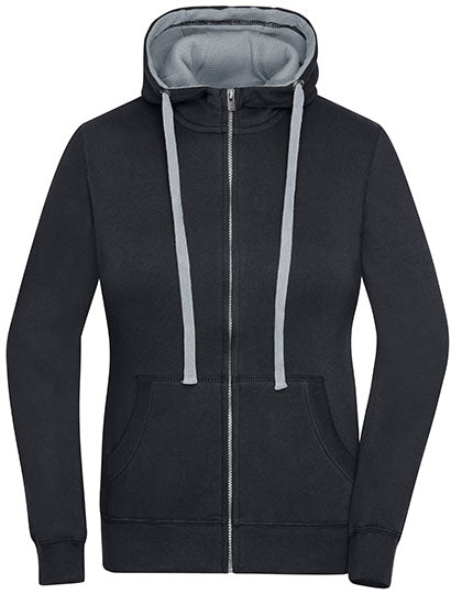 Personalisierbarer Damen Lifestyle Zip-Hoody