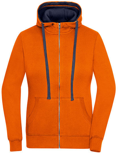 Personalisierbarer Damen Lifestyle Zip-Hoody