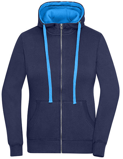 Personalisierbarer Damen Lifestyle Zip-Hoody