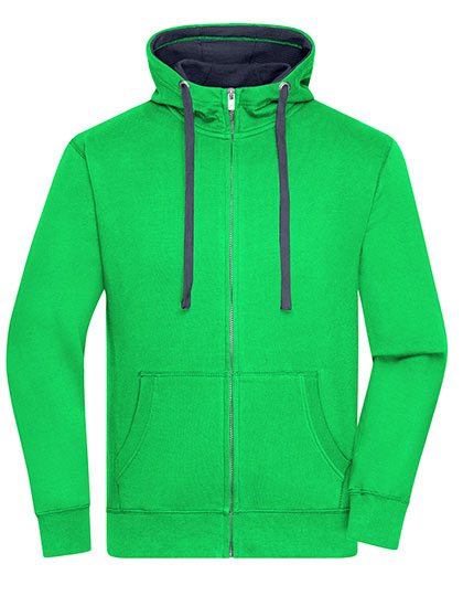 Personalisierbarer Herren Lifestyle Zip-Hoody