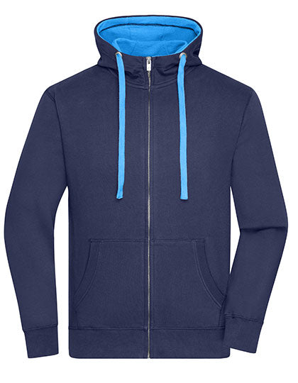 Personalisierbarer Herren Lifestyle Zip-Hoody