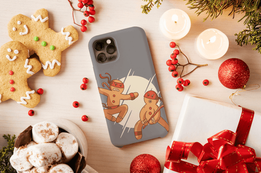 iPhone Handyhülle - Weihnachten Lebkuchen Ninja - SmartPhone Cover