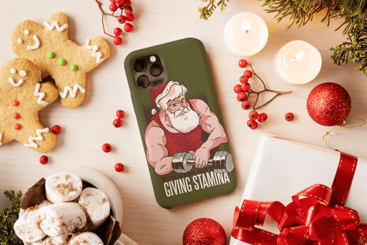 Galaxy Handyhülle - Santa Gym Design - SmartPhone Cover