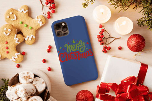 Galaxy Handyhülle - Merry Christmas Schriftzug - SmartPhone Cover