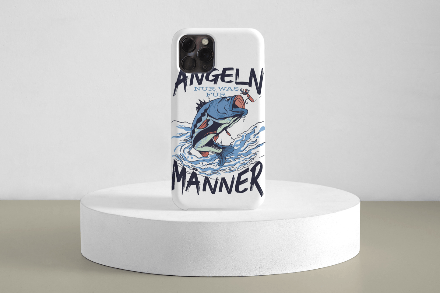 iPhone Handyhülle - Angeln ist nur was für Männer - SmartPhone Cover