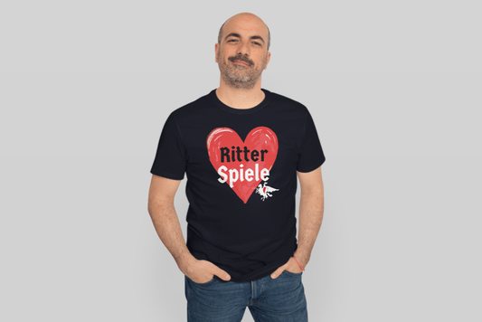 Herren T-Shirt Baumwolle - Ich Liebe Ritter Spiele - Turnei.ch