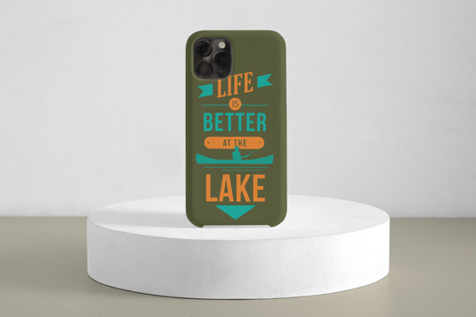iPhone Handyhülle - Life is better at the Lake - SmartPhone Cover